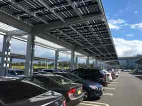 Solar Carport Structure NRG Headquarters