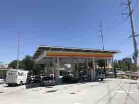 Lumos Solar Gas Station Canopy