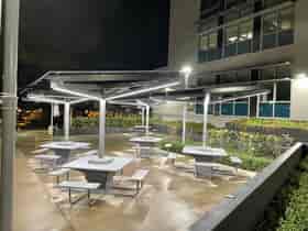 Lumos SolarZones light up the U of Hawaii at nighttime