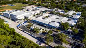 Ariel view of the beautiful Gulliver Academy Miami-Dade Florida