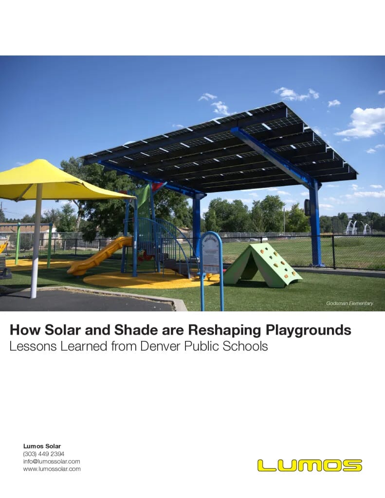 thumbnail of Solar Shade at Denver Public Schools